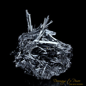 Stibnite Specimen 'VOYAGER'