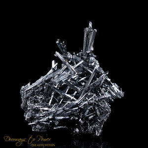 Stibnite Specimen 'VOYAGER'