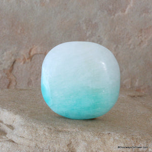 Blue Aragonite Crystal - Polished