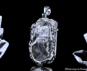 Danburite Crystal Pendant 'Angelic Healer'