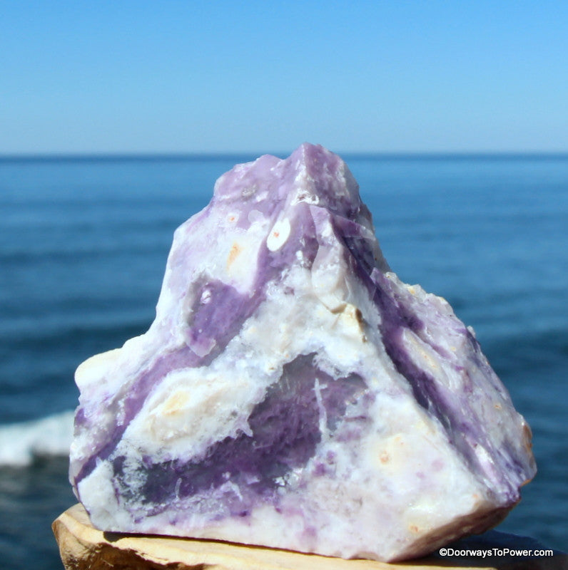 Violet Flame Opal Altar Stone RESERVED for MEG - Doorways to Power