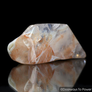 Pink Fire Azeztulite Quartz Crystal 