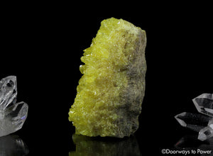 Native SULFUR Crystal Specimen Bolivia 'Transformation & Balance'