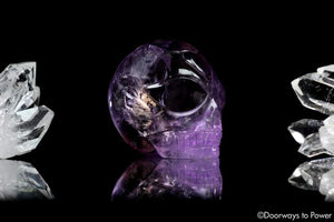 Magical Amethyst Galactic Star Guardian Crystal Skull