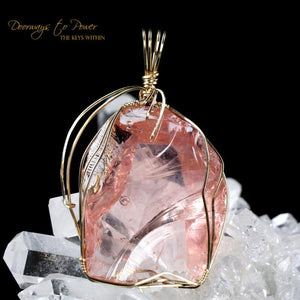 VENUS (IAN) PINK Andara Crystal Pendant 14k 'Soul Star Love'