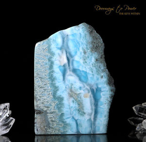 Larimar Crystal Altar Stone