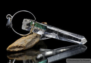 Lemurian Seed Quartz Record Keeper Crystal Pendant