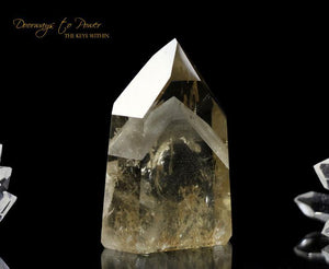 Citrine White Phantom Shaman Dow Quartz Crystal 'RE BIRTH'