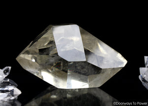 John of God Citrine Rainbow Quartz Crystal