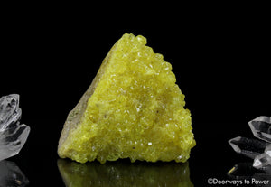 Native SULFUR Crystal Specimen Bolivia 'Transformation & Balance'