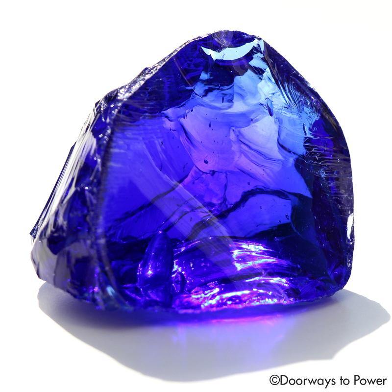 Tanzanite Fire Elestial Sapphire Andara Crystal 'Next Octave / Light of Be-ing'