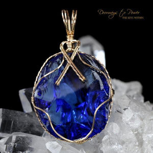 Majestic Elestial Starlight Sapphire Andara Pendant