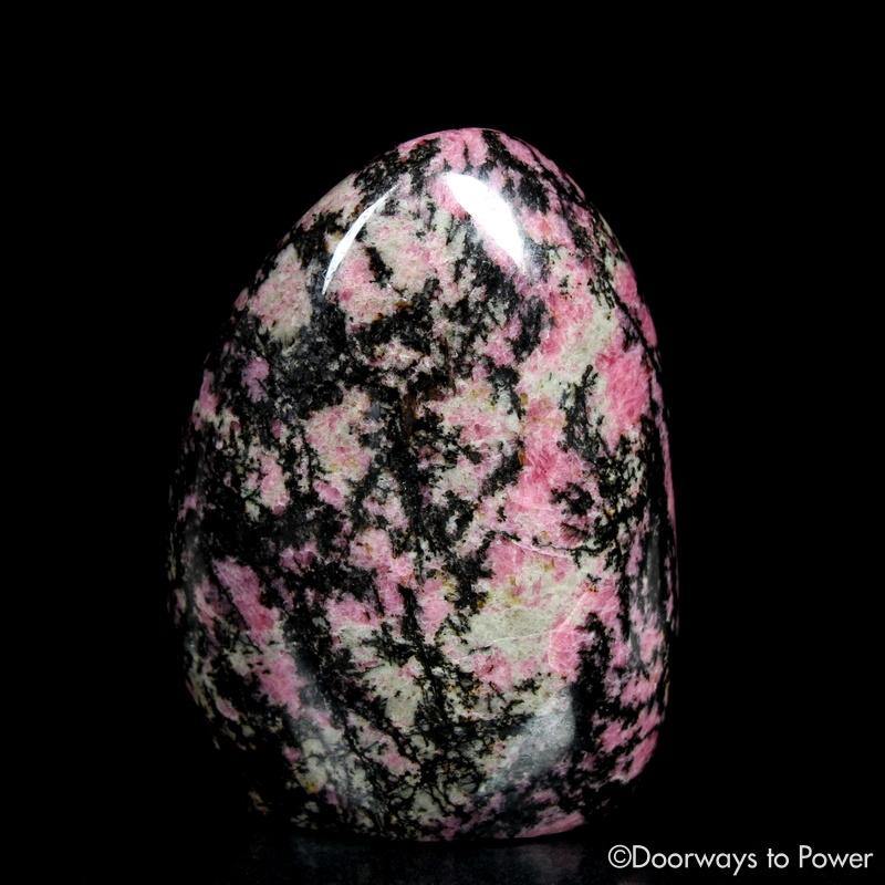 Rhodonite Crystal Altar Stone