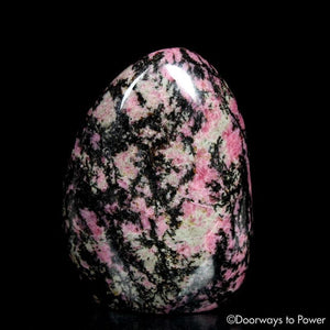 Rhodonite Crystal Altar Stone