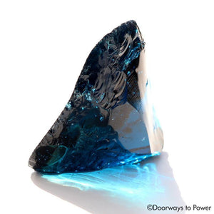 Electric Blue Atlantean Andara Crystal 'Pleiadian Emissaries of the Light'