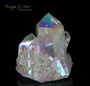 Angel Aura Arkansas Quartz Crystal Cluster