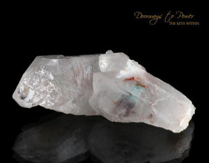 Ajoite Tantric Twin Quartz Inner Child Crystal