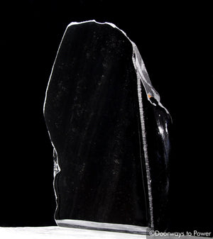 Black Obsidian Crystal Altar Stone XL