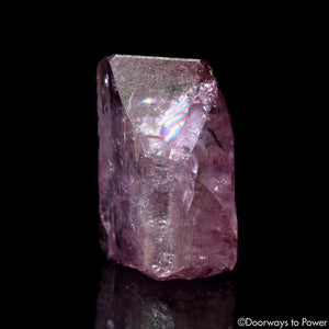 Rose Aura Rainbow Quartz Danburite Crystal