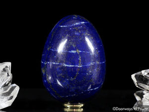 Lapis Lazuli & Pyrite Cosmic Egg Crystal 'Bird of Light'