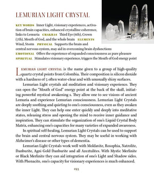 Lemurian Light Quartz Metaphysical Properties