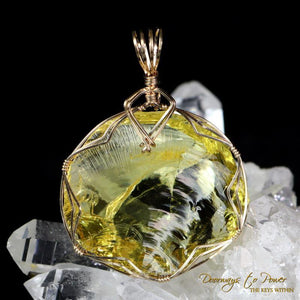 Dynamic Helidor Andara Crystal Pendant 14k