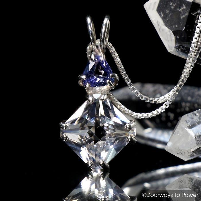 Danburite & Tanzanite Mini Magician Stone Pendant