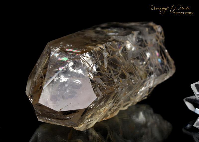 Golden Harmonics Spirit Paths Quartz Crystal 'Bridge to Infinity'