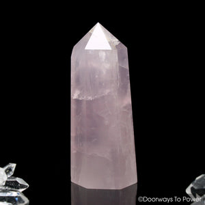 John of God Blessed Rose Quartz Generator Crystal Point