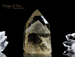 Citrine White Phantom Shaman Dow Quartz Crystal 'RE BIRTH'