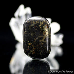 Healers Gold Tumbled Stone Magnetite Pyrite Crystal 