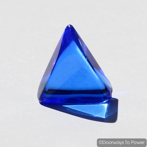 Siberian Blue Quartz Crystal Triangle