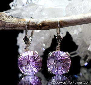 Ruby Lavender Quartz Super Nova Earrings