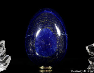 Lapis Lazuli & Pyrite Cosmic Egg Crystal 'Bird of Light'