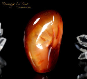 Carnelian Crystal Altar Stone 'Vitality & Energy'