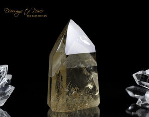 Citrine White Phantom Shaman Dow Quartz Crystal 'RE BIRTH'