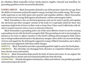 Black Tourmaline Properties