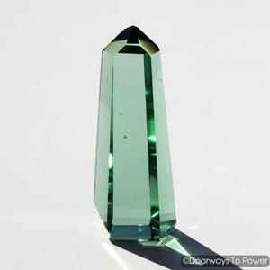 Green Obsidian Healing Crystal Point