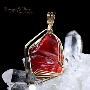 Dragons Blood Andara Pendant 14k 'Magic & Alchemy'