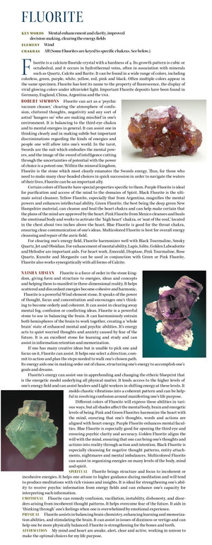 Fluorite Meanings and Properties 