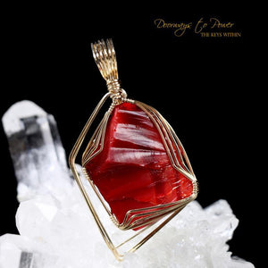 Dragons Blood Andara Pendant 14k 'Magic & Alchemy'