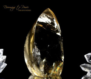 Citrine Quartz Crystal Sculpture 'The Oracle'