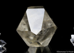 John of God Quartz Crystal Citrine Double Terminated 