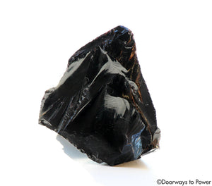 Iridium Black Monatomic Andara Crystal 'Transmitting the Christ Light'