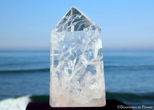 Luxury Home Decor Clear Quartz Crystal Point