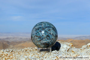 Blue Kyanite Crystal Healing Sphere Rare