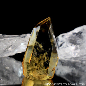 John of God Citrine Future & Past Time Link Casa Crystal Point