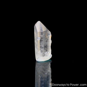 Satyaloka Clear Azeztulite Quartz Crystal Point w/ Time Link