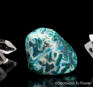 Malachite & Chrysocolla Polished & Tumbled Stone Crystal