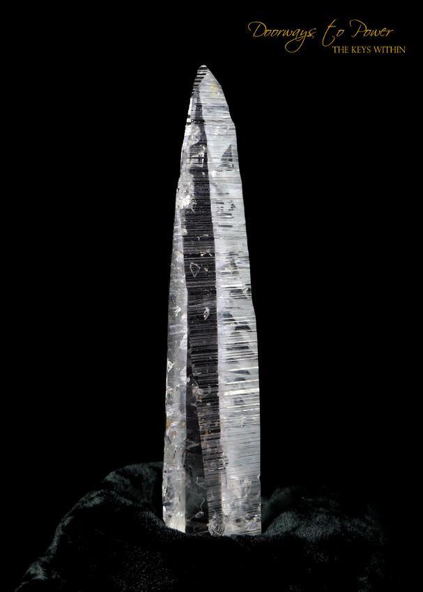 Colombian Lemurian Quartz Crystal Laser Wand